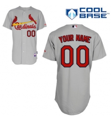 Men Women Youth All Size St.Louis Cardinals Customized Cool Base Jersey Grey Men Women Youth All Size St.Louis Cardinals Customized Cool Base Jersey Grey