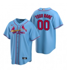 Men Women Youth Toddler All Size St. Louis St.Louis Cardinals Custom Nike Light Blue Stitched MLB Cool Base Jersey Men Women Youth Toddler All Size St. Louis St.Louis Cardinals Custom Nike Light Blue Stitched MLB Cool Base Jersey