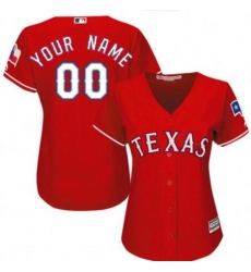 Men Women Youth All Size Texas Rangers Cool Base Custom Jersey Red Men Women Youth All Size Texas Rangers Cool Base Custom Jersey Red