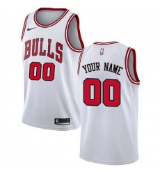 Men Women Youth Toddler All Size Nike Chicago Bulls Customized Swingman White Association NBA Jersey Men Women Youth Toddler All Size Nike Chicago Bulls Customized Swingman White Association NBA Jersey