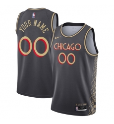Men Women Youth Toddler Chicago Bulls City Edition Custom Nike NBA Stitched Jersey Men Women Youth Toddler Chicago Bulls City Edition Custom Nike NBA Stitched Jersey