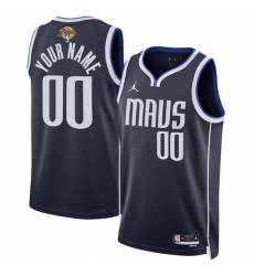 Men Dallas Mavericks Active Player Custom Navy 2024 Finals Statement Edition Stitched Basketball Jersey Men Dallas Mavericks Active Player Custom Navy 2024 Finals Statement Edition Stitched Basketball Jersey