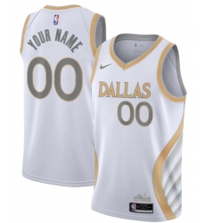 Men Women Youth Toddler Dallas Mavericks Custom White Gold Nike NBA Stitched Jersey Men Women Youth Toddler Dallas Mavericks Custom White Gold Nike NBA Stitched Jersey