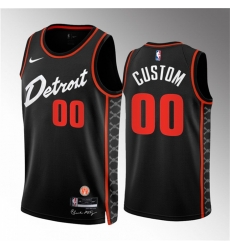 Men Women youth Detroit Pistons Active Player Custom Black 2023 24 City Edition Stitched Basketball Jersey Men Women youth Detroit Pistons Active Player Custom Black 2023 24 City Edition Stitched Basketball Jersey
