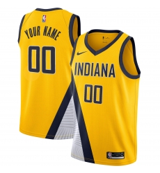 Men Women Youth Toddler Indiana Pacers Yellow Custom Nike NBA Stitched Jersey Men Women Youth Toddler Indiana Pacers Yellow Custom Nike NBA Stitched Jersey