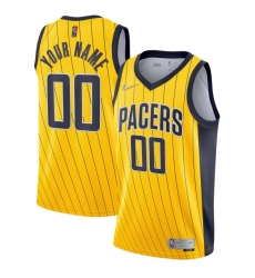 Men Women youth Indiana Pacers Active Player Custom Gold Earned Edition Swingman Stitched Jersey Men Women youth Indiana Pacers Active Player Custom Gold Earned Edition Swingman Stitched Jersey