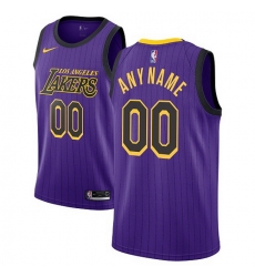 Men Women Youth Toddler All Size Los Angeles Lakers Authentic Purple City Edition Nike NBA Customized Jersey Men Women Youth Toddler All Size Los Angeles Lakers Authentic Purple City Edition Nike NBA Customized Jersey