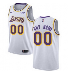 Men Women Youth Toddler All Size Los Angeles Lakers Authentic White Association Edition Nike NBA Customized Jersey Men Women Youth Toddler All Size Los Angeles Lakers Authentic White Association Edition Nike NBA Customized Jersey