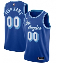 Men Women Youth Toddler Los Angeles Lakers Blue Custom Nike NBA Stitched Jersey Men Women Youth Toddler Los Angeles Lakers Blue Custom Nike NBA Stitched Jersey