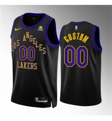 Men Women youth Los Angeles Lakers Active Player Custom Black 2023 24 City Edition Stitched Basketball Jersey Men Women youth Los Angeles Lakers Active Player Custom Black 2023 24 City Edition Stitched Basketball Jersey