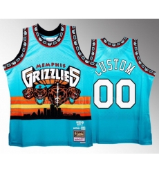 Men Women youth Memphis Grizzlies Active Player Custom Teal Three 6 Mafia X BR Remix Swingman Stitched Jersey Men Women youth Memphis Grizzlies Active Player Custom Teal Three 6 Mafia X BR Remix Swingman Stitched Jersey