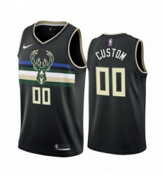 Men Women Youth Toddler All Size Milwaukee Bucks Custom Black 2019 20 Statement Edition NBA Jersey Men Women Youth Toddler All Size Milwaukee Bucks Custom Black 2019 20 Statement Edition NBA Jersey