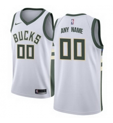 Men Women Youth Toddler All Size Milwaukee Bucks Nike White Swingman Custom Association Edition Jersey Men Women Youth Toddler All Size Milwaukee Bucks Nike White Swingman Custom Association Edition Jersey