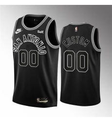 Men Women Youth San Antonio Spurs Active Player Custom Black 2022 23 Classic Edition Stitched NBA Jersey Men Women Youth San Antonio Spurs Active Player Custom Black 2022 23 Classic Edition Stitched NBA Jersey