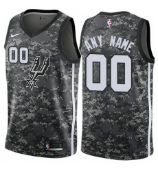 Men Women Youth Toddler All Size Nike San Antonio Spurs Customized Authentic Camo NBA City Edition Jersey Men Women Youth Toddler All Size Nike San Antonio Spurs Customized Authentic Camo NBA City Edition Jersey
