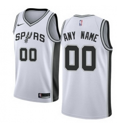 Men Women Youth Toddler All Size Nike San Antonio Spurs Customized Swingman White Home NBA Association Edition Jersey Men Women Youth Toddler All Size Nike San Antonio Spurs Customized Swingman White Home NBA Association Edition Jersey