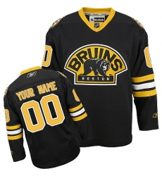 Men Women Youth Toddler Black Jersey - Customized Reebok Boston Bruins Third II Men Women Youth Toddler Black Jersey - Customized Reebok Boston Bruins Third II