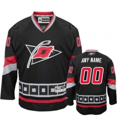 Men Women Youth Toddler Black Jersey - Customized Reebok Carolina Hurricanes Third II Men Women Youth Toddler Black Jersey - Customized Reebok Carolina Hurricanes Third II