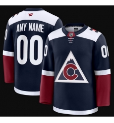 Men Women Youth Colorado Avalanche Fanatics Navy Alternate Premium Custom Jersey