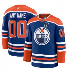 Men Edmonton Oilers Custom Royal 2025 Stanley Cup Final Patch Stitched Hockey Jersey Men Edmonton Oilers Custom Royal 2025 Stanley Cup Final Patch Stitched Hockey Jersey