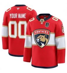 Men Florida Panthers Custom Red 2025 Stanley Cup Final Patch Stitched Hockey Jersey Men Florida Panthers Custom Red 2025 Stanley Cup Final Patch Stitched Hockey Jersey
