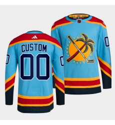 Men Women Youth Florida Panthers Custom Blue 2022 Reverse Retro Stitched Jersey Men Women Youth Florida Panthers Custom Blue 2022 Reverse Retro Stitched Jersey