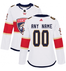 Men Women Youth Toddler White Jersey - Customized Adidas Florida Panthers Away II Men Women Youth Toddler White Jersey - Customized Adidas Florida Panthers Away II