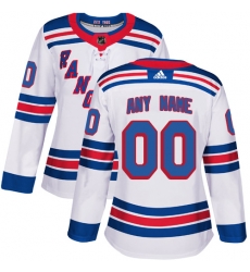 Men Women Youth Toddler White Jersey - Customized Adidas New York Rangers Away II Men Women Youth Toddler White Jersey - Customized Adidas New York Rangers Away II