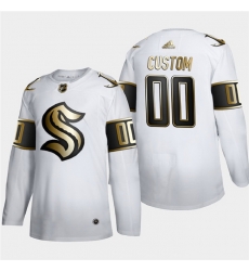 Seattle Kraken Custom Men Women youth Adidas White Golden Edition Limited Stitched NHL Jersey Seattle Kraken Custom Men Women youth Adidas White Golden Edition Limited Stitched NHL Jersey