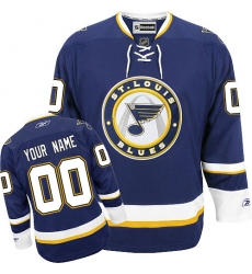 Men Women Youth Toddler Navy Blue Jersey - Customized Reebok St. Louis Blues Third II Men Women Youth Toddler Navy Blue Jersey - Customized Reebok St. Louis Blues Third II