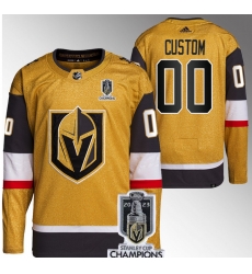 Men Women Youth Vegas Golden Knights Active Player Custom Gold 2023 Stanley Cup Champions Stitched Jersey Men Women Youth Vegas Golden Knights Active Player Custom Gold 2023 Stanley Cup Champions Stitched Jersey