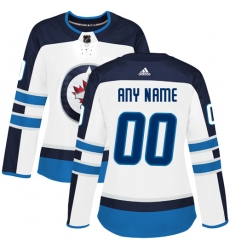 Men Women Youth Toddler White Jersey - Customized Adidas Winnipeg Jets Away II Men Women Youth Toddler White Jersey - Customized Adidas Winnipeg Jets Away II