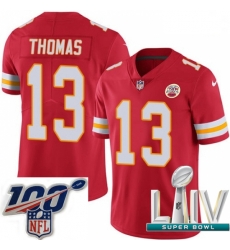 2020 Super Bowl LIV Men Nike Kansas City Chiefs #13 De'Anthony Thomas Red Team Color Vapor Untouchable Limited Player NFL Jersey 2020 Super Bowl LIV Men Nike Kansas City Chiefs #13 De'Anthony Thomas Red Team Color Vapor Untouchable Limited Player NFL Jersey