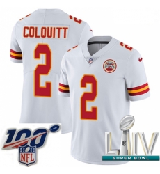 2020 Super Bowl LIV Men Nike Kansas City Chiefs #2 Dustin Colquitt White Vapor Untouchable Limited Player NFL Jersey 2020 Super Bowl LIV Men Nike Kansas City Chiefs #2 Dustin Colquitt White Vapor Untouchable Limited Player NFL Jersey