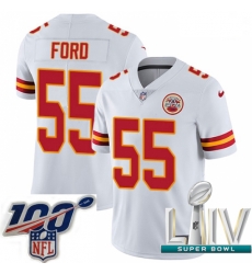 2020 Super Bowl LIV Men Nike Kansas City Chiefs #55 Dee Ford White Vapor Untouchable Limited Player NFL Jersey 2020 Super Bowl LIV Men Nike Kansas City Chiefs #55 Dee Ford White Vapor Untouchable Limited Player NFL Jersey