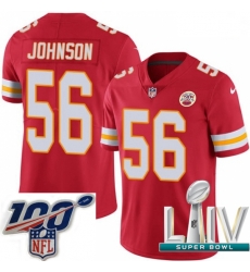 2020 Super Bowl LIV Men Nike Kansas City Chiefs #56 Derrick Johnson Red Team Color Vapor Untouchable Limited Player NFL Jersey 2020 Super Bowl LIV Men Nike Kansas City Chiefs #56 Derrick Johnson Red Team Color Vapor Untouchable Limited Player NFL Jersey
