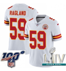 2020 Super Bowl LIV Men Nike Kansas City Chiefs #59 Reggie Ragland White Vapor Untouchable Limited Player NFL Jersey 2020 Super Bowl LIV Men Nike Kansas City Chiefs #59 Reggie Ragland White Vapor Untouchable Limited Player NFL Jersey