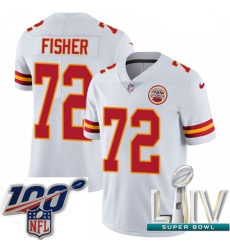 2020 Super Bowl LIV Men Nike Kansas City Chiefs #72 Eric Fisher White Vapor Untouchable Limited Player NFL Jersey 2020 Super Bowl LIV Men Nike Kansas City Chiefs #72 Eric Fisher White Vapor Untouchable Limited Player NFL Jersey