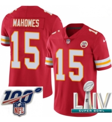 Nike Kansas City Chiefs #15 Patrick Mahomes Red Team Color 2020 Super Bowl LIV Men Stitched NFL Vapor Untouchable Limited Jersey Nike Kansas City Chiefs #15 Patrick Mahomes Red Team Color 2020 Super Bowl LIV Men Stitched NFL Vapor Untouchable Limited Jersey