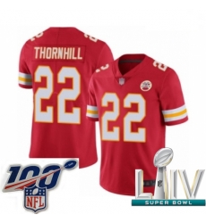 2020 Super Bowl LIV Youth Kansas City Chiefs #22 Juan Thornhill Red Team Color Vapor Untouchable Limited Player Football Jersey 2020 Super Bowl LIV Youth Kansas City Chiefs #22 Juan Thornhill Red Team Color Vapor Untouchable Limited Player Football Jersey