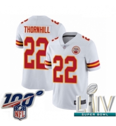2020 Super Bowl LIV Youth Kansas City Chiefs #22 Juan Thornhill White Vapor Untouchable Limited Player Football Jersey 2020 Super Bowl LIV Youth Kansas City Chiefs #22 Juan Thornhill White Vapor Untouchable Limited Player Football Jersey