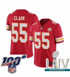 2020 Super Bowl LIV Youth Kansas City Chiefs #55 Frank Clark Red Team Color Vapor Untouchable Limited Player Football Jersey 2020 Super Bowl LIV Youth Kansas City Chiefs #55 Frank Clark Red Team Color Vapor Untouchable Limited Player Football Jersey