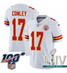 2020 Super Bowl LIV Youth Nike Kansas City Chiefs #17 Chris Conley White Vapor Untouchable Limited Player NFL Jersey 2020 Super Bowl LIV Youth Nike Kansas City Chiefs #17 Chris Conley White Vapor Untouchable Limited Player NFL Jersey