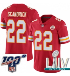 2020 Super Bowl LIV Youth Nike Kansas City Chiefs #22 Orlando Scandrick Red Team Color Vapor Untouchable Limited Player NFL Jersey 2020 Super Bowl LIV Youth Nike Kansas City Chiefs #22 Orlando Scandrick Red Team Color Vapor Untouchable Limited Player NFL Jersey