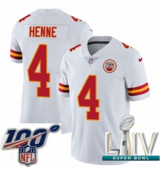 2020 Super Bowl LIV Youth Nike Kansas City Chiefs #4 Chad Henne White Vapor Untouchable Limited Player NFL Jersey 2020 Super Bowl LIV Youth Nike Kansas City Chiefs #4 Chad Henne White Vapor Untouchable Limited Player NFL Jersey