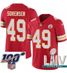 2020 Super Bowl LIV Youth Nike Kansas City Chiefs #49 Daniel Sorensen Red Team Color Vapor Untouchable Limited Player NFL Jersey 2020 Super Bowl LIV Youth Nike Kansas City Chiefs #49 Daniel Sorensen Red Team Color Vapor Untouchable Limited Player NFL Jersey
