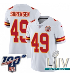 2020 Super Bowl LIV Youth Nike Kansas City Chiefs #49 Daniel Sorensen White Vapor Untouchable Limited Player NFL Jersey 2020 Super Bowl LIV Youth Nike Kansas City Chiefs #49 Daniel Sorensen White Vapor Untouchable Limited Player NFL Jersey