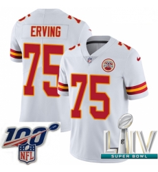 2020 Super Bowl LIV Youth Nike Kansas City Chiefs #75 Cameron Erving White Vapor Untouchable Limited Player NFL Jersey 2020 Super Bowl LIV Youth Nike Kansas City Chiefs #75 Cameron Erving White Vapor Untouchable Limited Player NFL Jersey