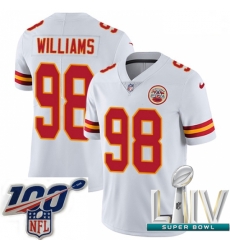 2020 Super Bowl LIV Youth Nike Kansas City Chiefs #98 Xavier Williams White Vapor Untouchable Limited Player NFL Jersey 2020 Super Bowl LIV Youth Nike Kansas City Chiefs #98 Xavier Williams White Vapor Untouchable Limited Player NFL Jersey