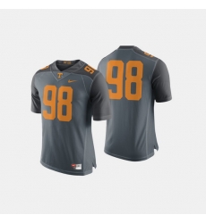 Men Tennessee Volunteers College Football Gray Jersey Men Tennessee Volunteers College Football Gray Jersey